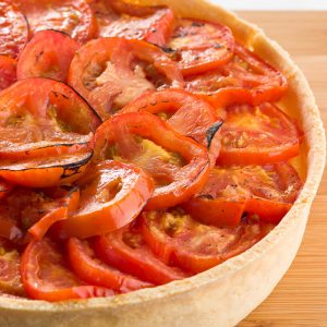 Quiche caprese